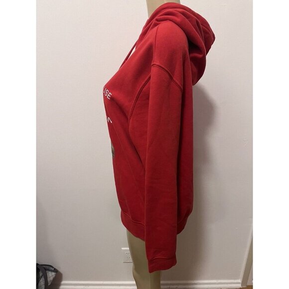 HM Disney gold graphic Mickey Mouse hoodie size M womenswear - Picture 4 of 7